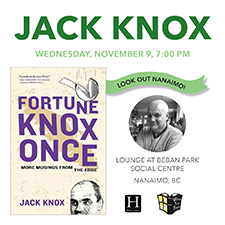 Books, Jack Knox, Heritage House 