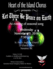 Chorus, concert, christmas, heart of the island