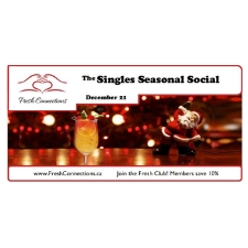Singles, party, holiday, christmas, music, dancing, live, meetup, dating, Courtenay, Campbell River