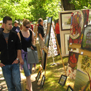 Bowker Creek, Oak Bay, Art Show, paintings, pottery, photography, jewelry