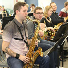 jazz, music, concert, saxophonist