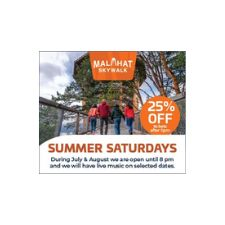 Malahat Skywalk, Live Music, Discount