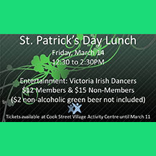St. Patrick, lunch, dance