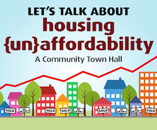 town hall, community, housing, affordability
