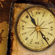 compass, navigate, sepia, travel
