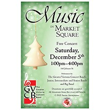 Music, GVCB, Christmas Music, Free Concert, Santas Anonymous, Market Square