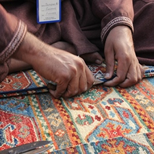Oriental Rug, Kazak, Fair Trade, Ten Thousand Villages,