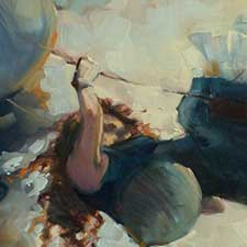 elsa bluethner, painting, whimsy, Gabriola