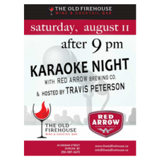 cowichan valley, duncan, karaoke night, red arrow brewing, beer, cocktails, singing, music