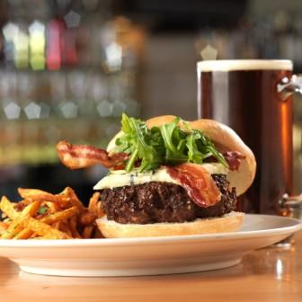burger, beer, food, drink, music