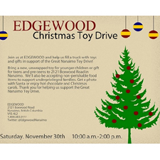 christmas, toy drive, Edgewood, charity, donation, holidays, December, festive, Christmas, Santa