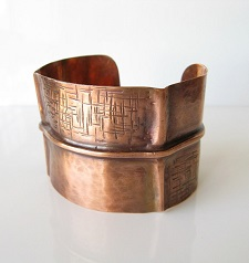 fold forming, bracelet, jewellery, design, craft