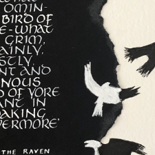 birds, calligraphy, art, lettering, drawing