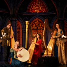 winter, harp, Christmas, concert, performance, music