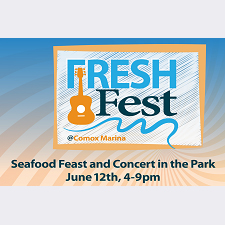 Fresh Fest, seafood, shellfish, concert, music, Comox Marina, Zerbin, The River and The Road, Luke Blu Guthrie