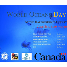 Nananimo Harbourfront Library Oceans day