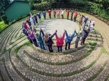 World Labyrinth Day,labyrinth,Bethlehem Centre,unity,walk