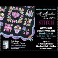 Quilt Show, Victoria, Westshore Quilters' Guild, Quilting, Sewing