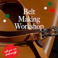workshop, belt, leather, leathercraft, leatherwork, fashion, craft, handmade, gift making