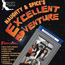 burlesque, comedy, dance, live music, naughty & spice burlesque