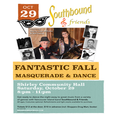 dance, Halloween, masquerade, party, live, music, rock, pop, country, Sooke, Shirley, west shore, 