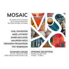 group art show, Goward House, Cedar Hill, Victoria, art for sale