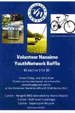 raffle,fundraiser,Volunteer Nanaimo,Nanaimo non profit