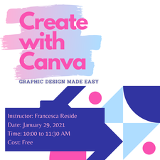 art, art classes, art workshop, community, digital media, graphic design, canva