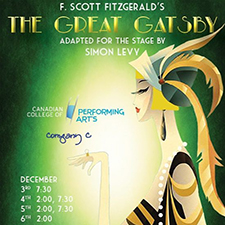 Gatsby, Company C, theatre, stage, CCPA, Canadian College of Performing Arts, Arts