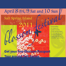 Blossom, garden tour, blossom festival, salt spring, garden, flowers