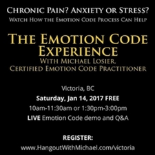 free, event, emotion code, victoria, yyj, facilitator