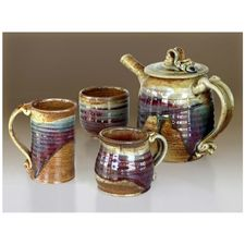 pottery, ceramic, tea set, 