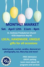 Volunteer Nanaimo Monthly Market - April 2025
