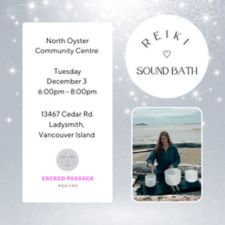 Reiki, Sound Bath, Guided Meditation, Sound Healing, Energy Healing, Reiki Sound Bath, Nanaimo, Ladysmith, Spiritual Event 