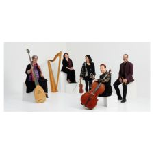 baroque, chamber music, La Cigale, theorbo, harp, cello, violin, recorder, Salt Spring