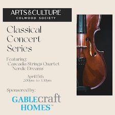 concert, classical, Cascadia, Strings, Quartet