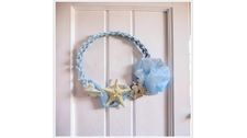 arts, crafts, macrame, coastal-decor, wreath, beach-decor, shell-art, lostartsclub