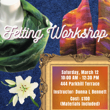 art classes, art workshop, art, ladysmith bc, vancouver island, art class, felting, fiber arts