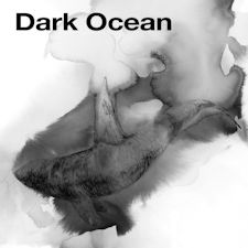 DarkOcean, drawing, water, ink, whale, exhibition, art, science