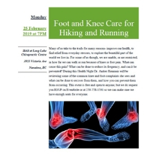 Foot and Knee Care for the Hiking and Running Season