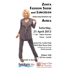 Zonta, Bridges, fashion, benefit women, luncheon, silent auction, fundraiser