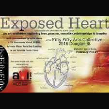 art opening, collective, painting, sculpture, mixed media, AIDS Victoria 