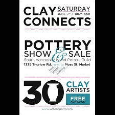 pottery, clay connects, potters guild, craft fair