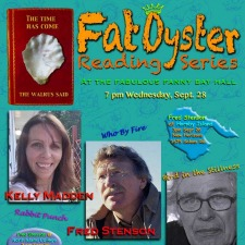 Fat Oyster, poetry reading, fiction, Joe Rosenblatt, Fred Stenson, Fanny Bay