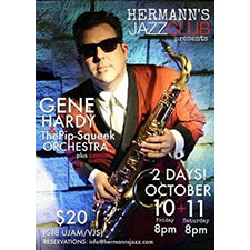 saxophone, trombone, jazz, blues, rock, Drabitt, lariviere, hardy, gene, musical saw, toronto, New Orleans, funk