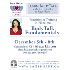 Health, Healing, BodyTalk, Sage Heart, Karla Kadlec
