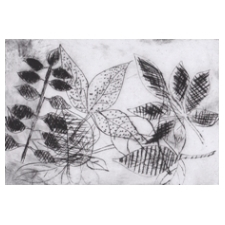 monotrinting, drypoint, intaglio