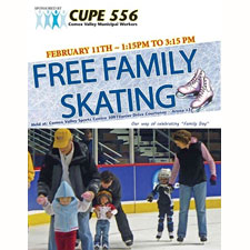 free, family day, skating