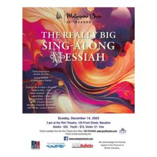 Messiah; Sing-along, choral, Nanaimo 2025, concert, orchestra, soloists, seasonal 
