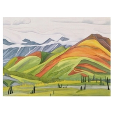 ivvavik, national park, yukon, watercolour painting, Joanne Thomson, 